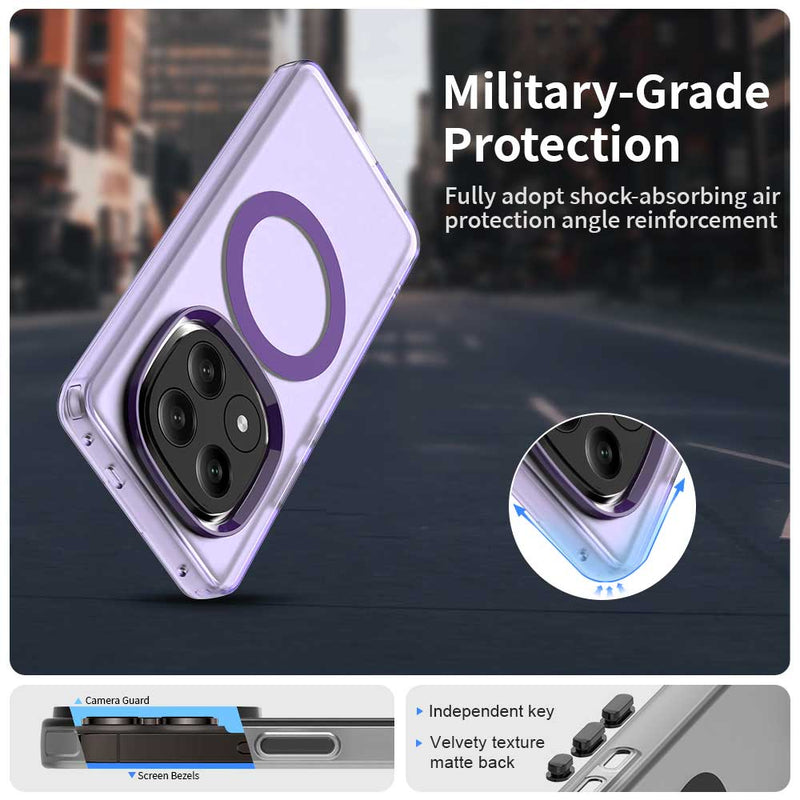 Phone Case for Xiaomi Redmi Note 14 Pro Plus 5G, Compatible with Magsafe,Shockproof Magnetic Case Cover
