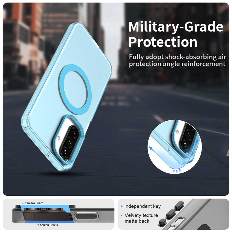 Phone Case for Samsung Galaxy A17, Compatible with Magsafe,Shockproof Magnetic Case Cover