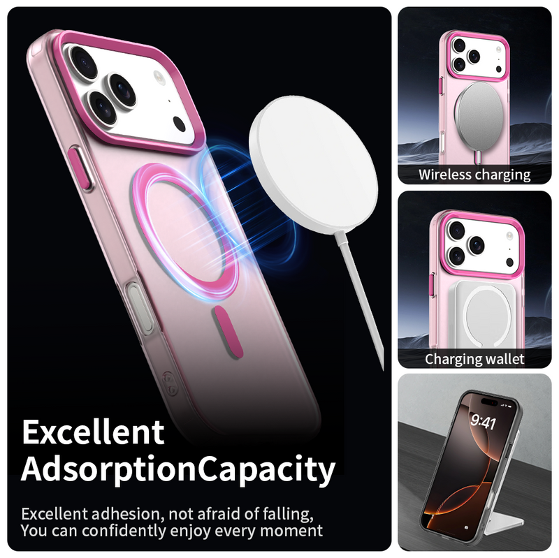 Phone Case for iPhone 17 Pro, Compatible with Magsafe, Shockproof Magnetic Case Cover