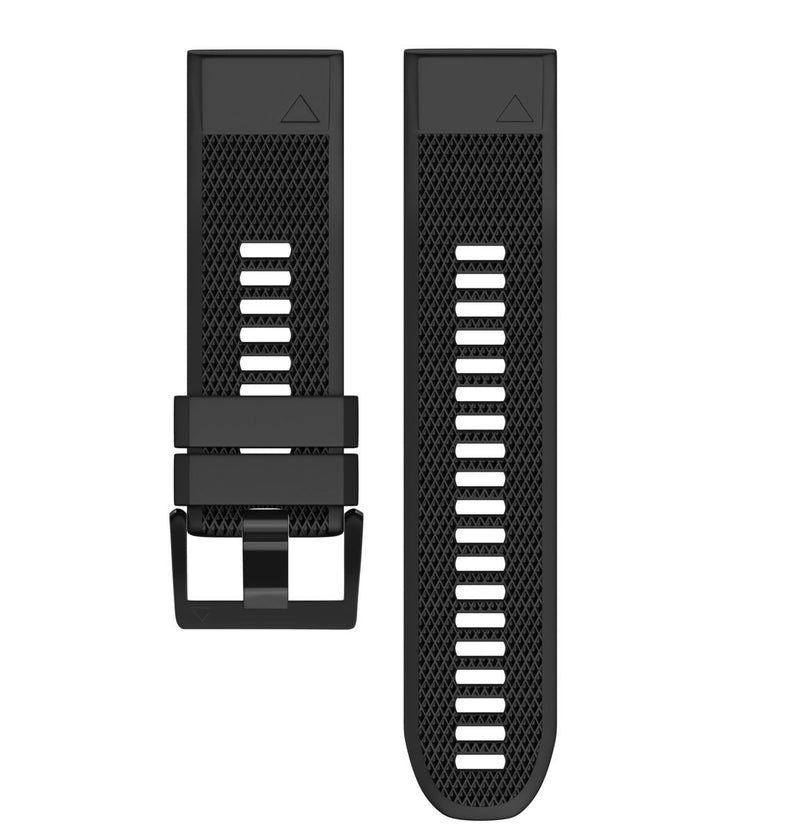 Quick Release Silicone Sports Band Strap for Garmin Fenix 6X/5X/3 26mm