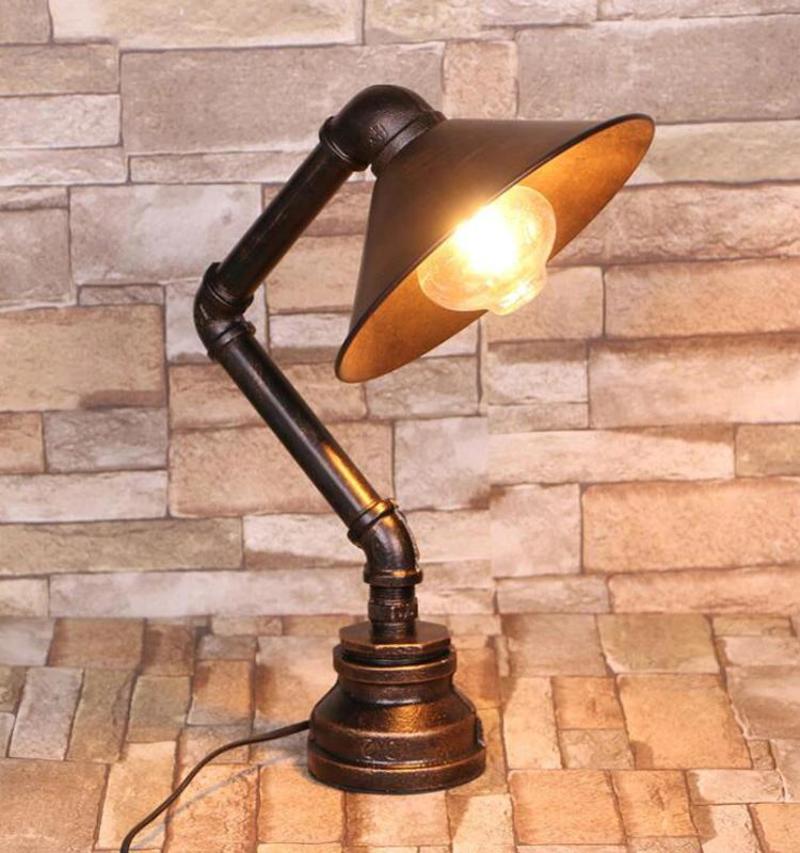 Steam Industrial Steam Study Light 110V 220V Switching E27 Table