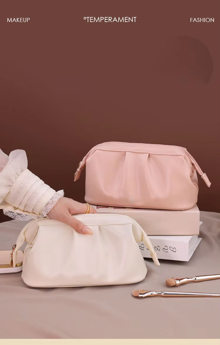 PU Womans Waterproof Multifunctional Storage Pouch Advanced Large Capacity Pouch Elegant Fashionable Hand Pouch