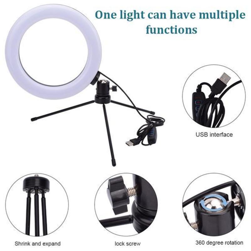 Fill Table Lamp Tripod 8 Inch Tripod Diameter 20 cm Live 13 W 5 V 84
