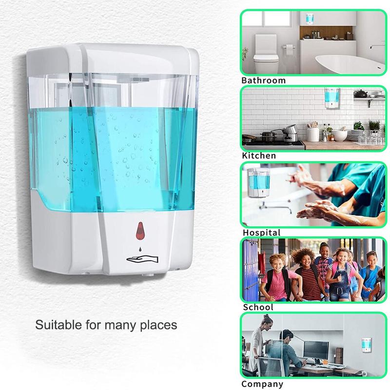 Zloog Bathroom Touchless Soap Dispenser Capacity 600ml