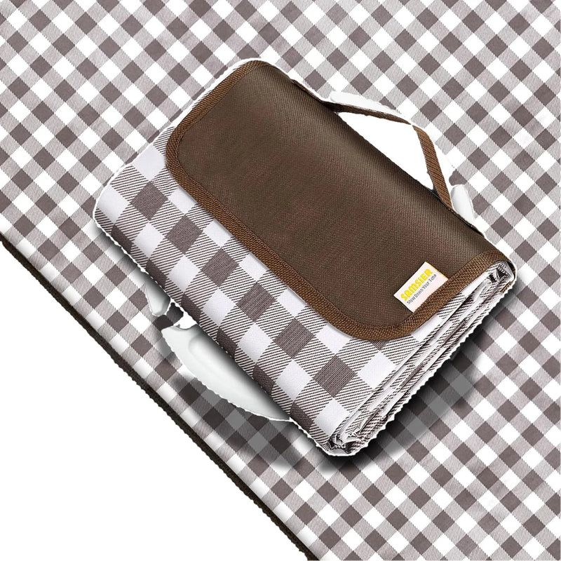 Waterproof Picnic Blanket, 2-Layer Sandproof Foldable