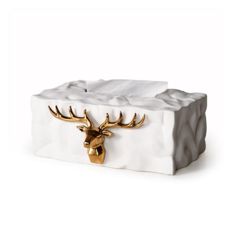 Nordic ins luxury ceramic towel box