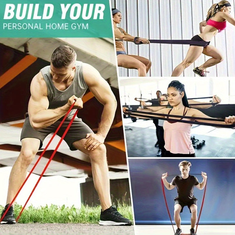 5 Level Resistance Bands Set with Handles,