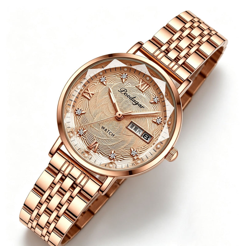 Women's Rose Gold Quartz Watch