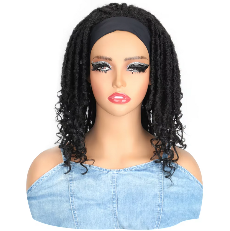 IPSTYLE Synthetic Afro Dreadlock Headband Wigs Dreadlock Crochet Hair Wig