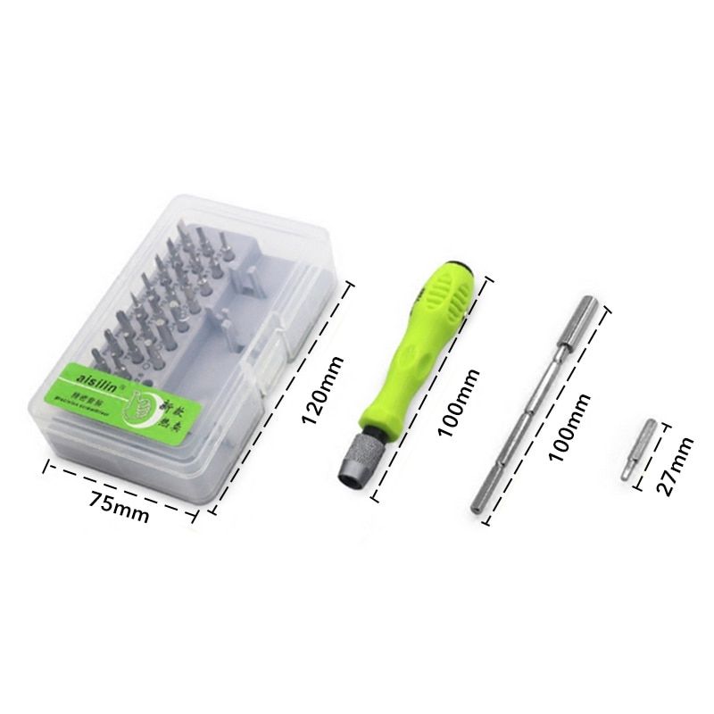 Tool Repair 32 In 1 Screwdriver Set Precision Mini Magnetic Screwdriver