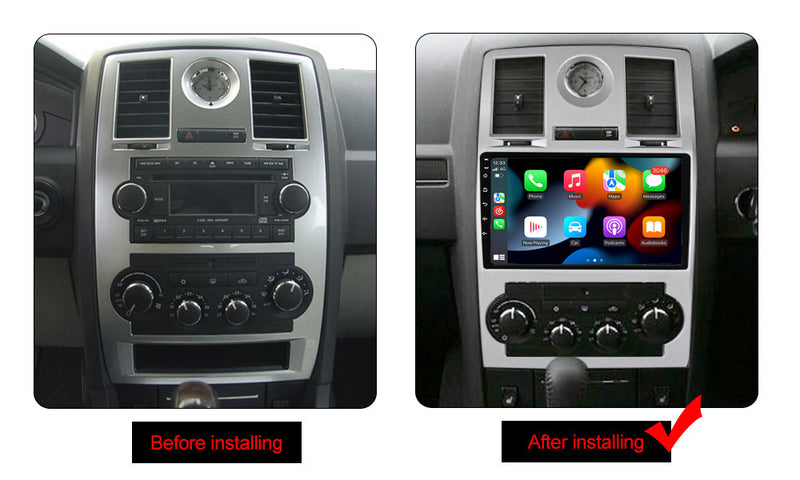 RoverOne Car Stereo Radio Bluetooth CarPlay GPS Navigation for Chrysler 300C 1 2004 - 2011