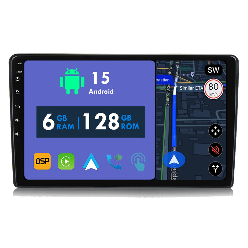 RoverOne Car Stereo Radio Bluetooth CarPlay GPS Navigation for Peugeot 308 T9 308S 2013 - 2017
