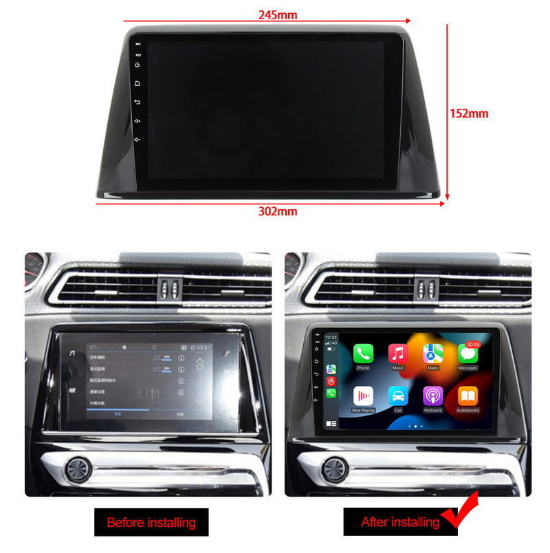 RoverOne Car Stereo Radio Bluetooth CarPlay GPS Navigation for Peugeot 308 2016 - 2018