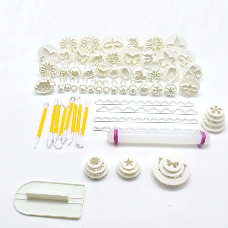 Cookie Moulds Baking Tools 68 Pieces Plastic