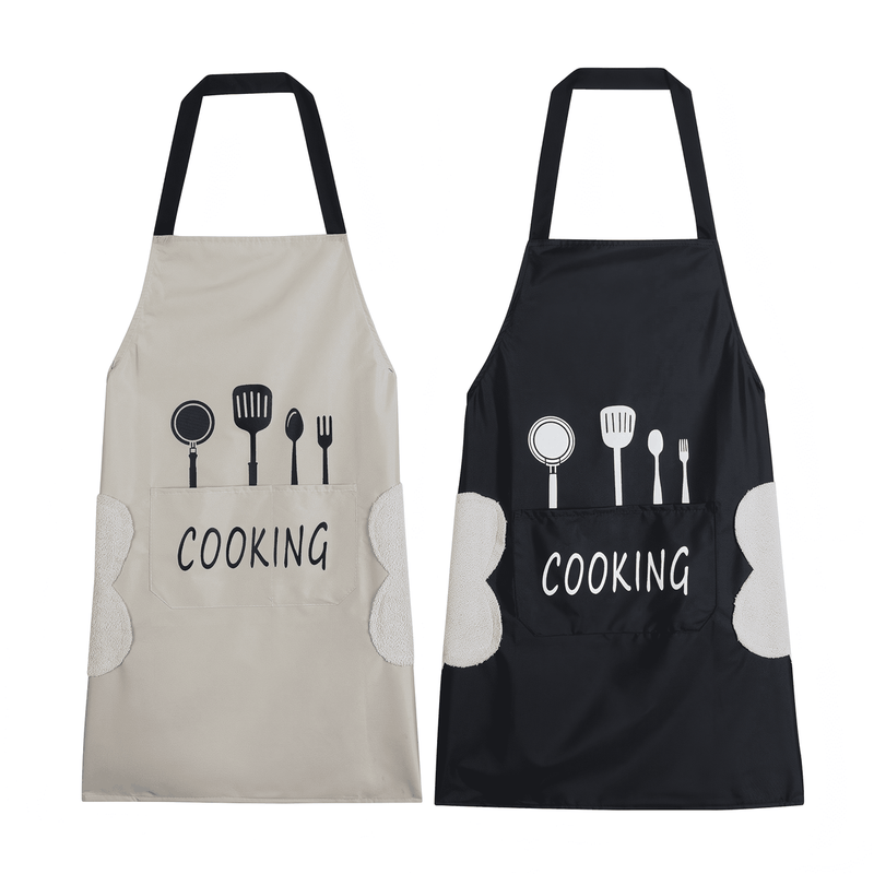 Kitchen Aprons With 2 Pockets