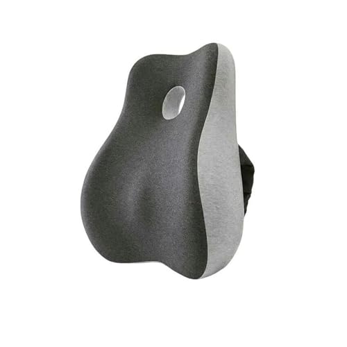 Ergonomic Memory Foam Seat Cushion with Back Support, Lumbar Support Pillow for Car, Office Chair, Truck, Relieve Back Pain
