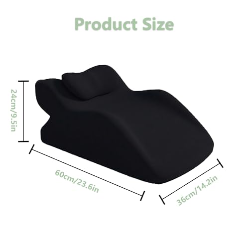 Multi-Use Ergonomic Memory Foam Pillow for Prone Reading, Leg Elevation, Back Support, 4-in-1 Wedge Pillow