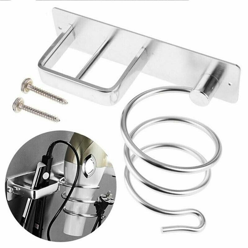 Hairdryer Support Space Aluminum Single Wall