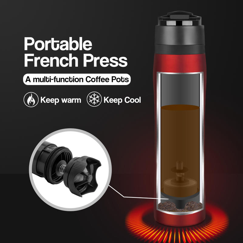 Portable French Press Coffee Machine 1 PC