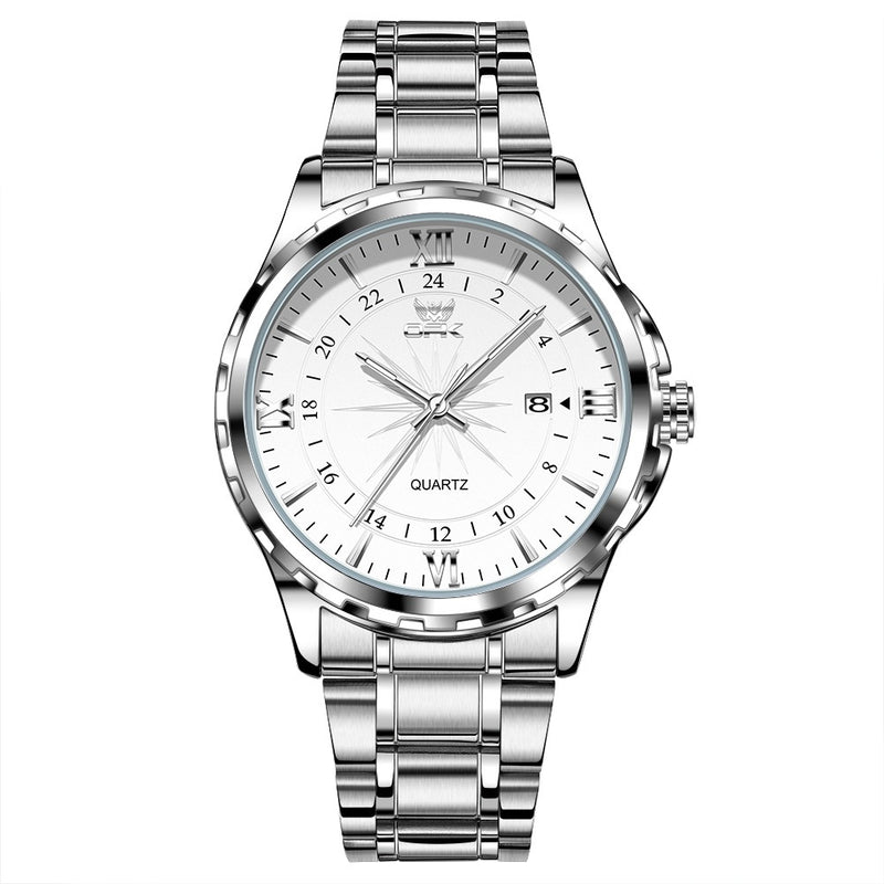 Quartz Watch Men Comfortable Strap Waterproof Fashion Dress Wristwatch Man