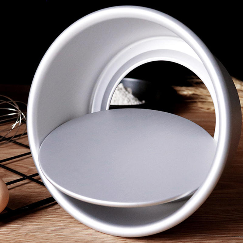 3pcs Round Aluminum Alloy Cake Mold