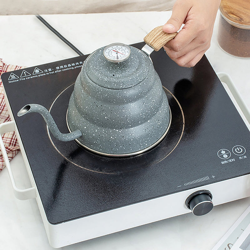 European Style Painted Stainless Steel Coffee Kettle - 500ml