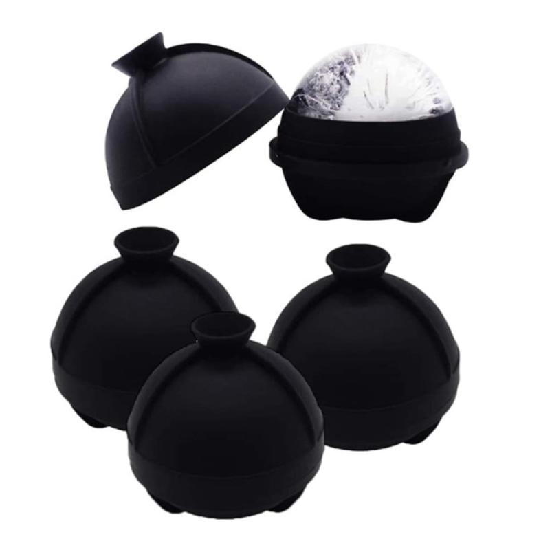 Ice Ball Molds Silicone Ice Ball Molds with Built-in funnel