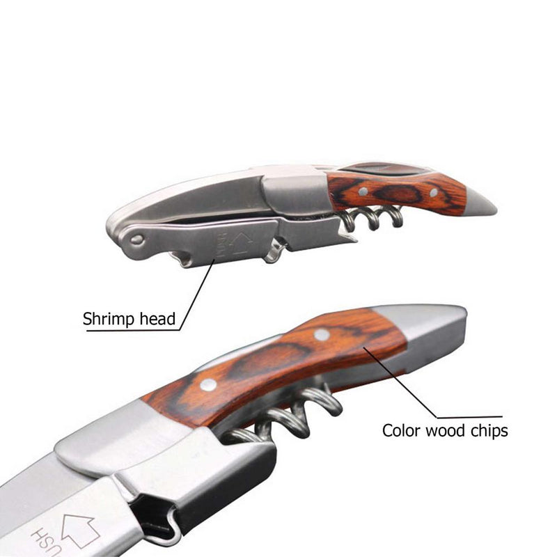 Wine bottle openers stainless steel wine opener corkscrew portable