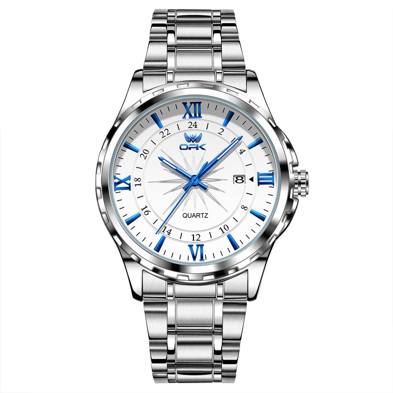 Quartz Watch Men Comfortable Strap Waterproof Fashion Dress Wristwatch Man