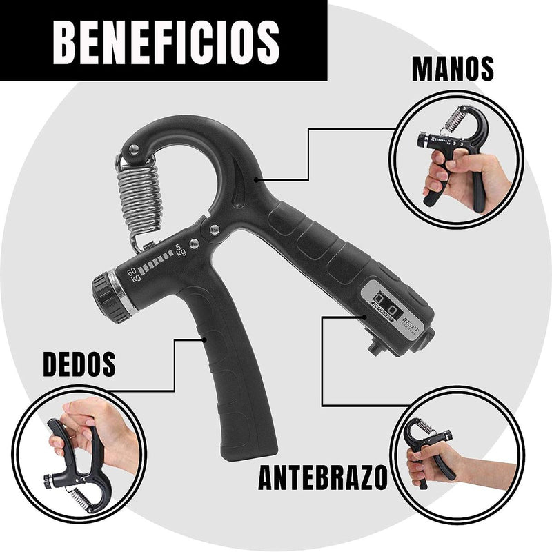 Adjustable Count Spring Grip Hand Training Arm Exerciser