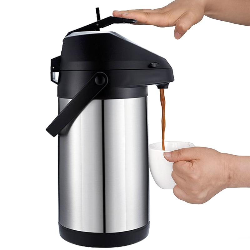 Airpot hot and cold beverage dispenser