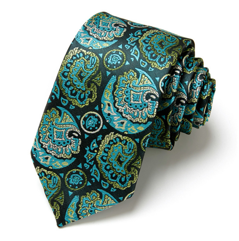 Fashion Elegant Men's Necktie Gift Box Striped Tie Handchief Cufflink Tie Clip Set