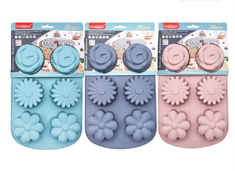 Silicone Cake Moulds High Temperature Resistance Cake Cream - 1 Set