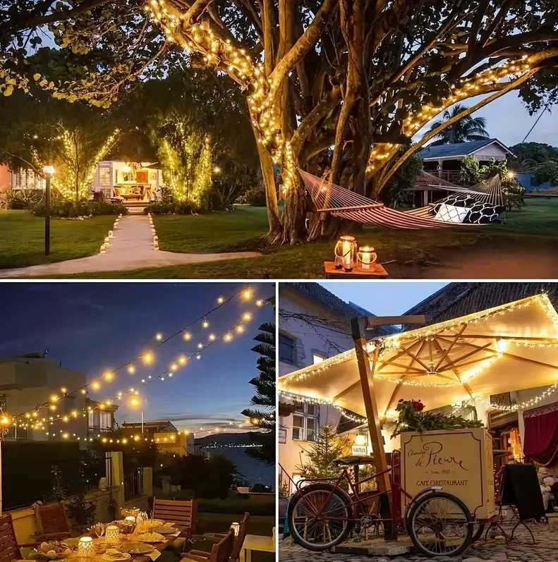 Solar String Lights 100 LED 12M Decorative Lamp
