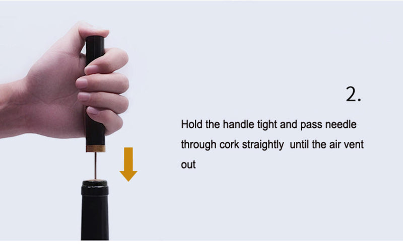 Wine Bottle Opener- Stainless Steel Drip Air Pump