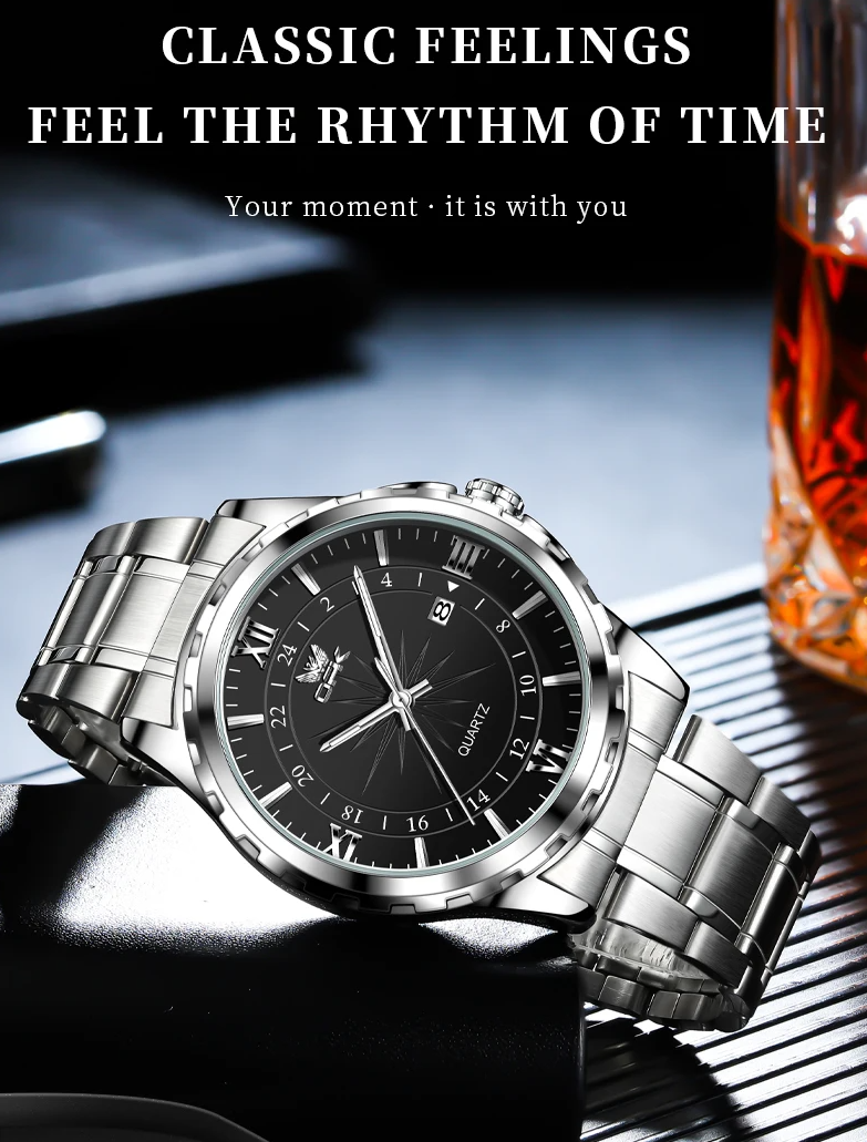 Quartz Watch Men Comfortable Strap Waterproof Fashion Dress Wristwatch Man