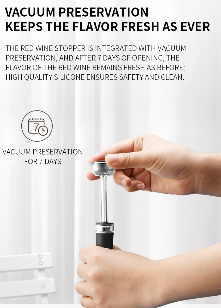 Rechargeable Electric Corkscrew Wine Opener 5 in 1 Electric