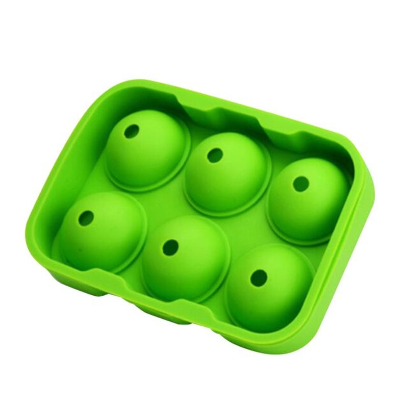 Silicone Round Ice Cube Tray Ball Whisky Bar Cocktail Drop