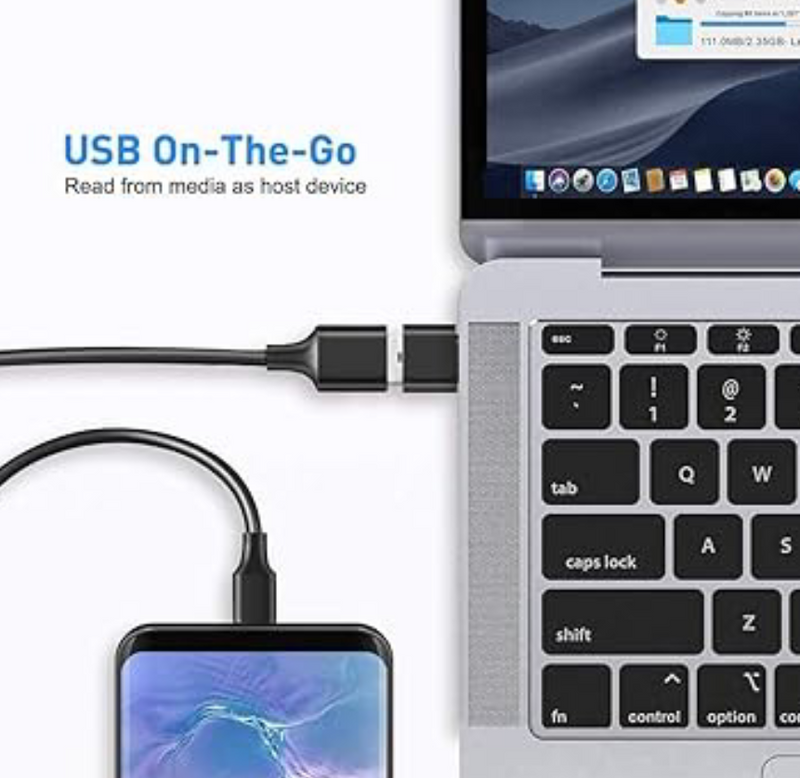 USB To USB C Adapter & Type C Male To 3.0 Female Charger