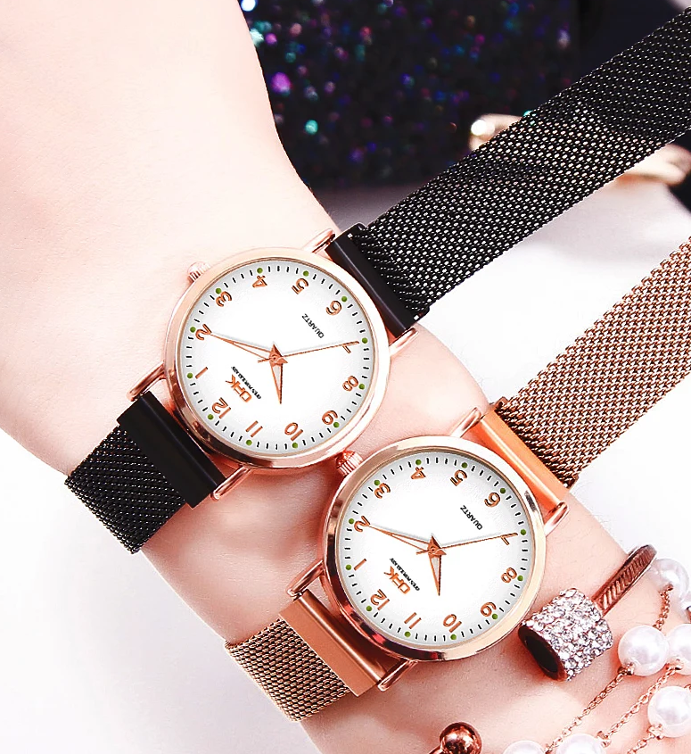 Elegant Watch For Girls Waterproof Magnetic Clasp