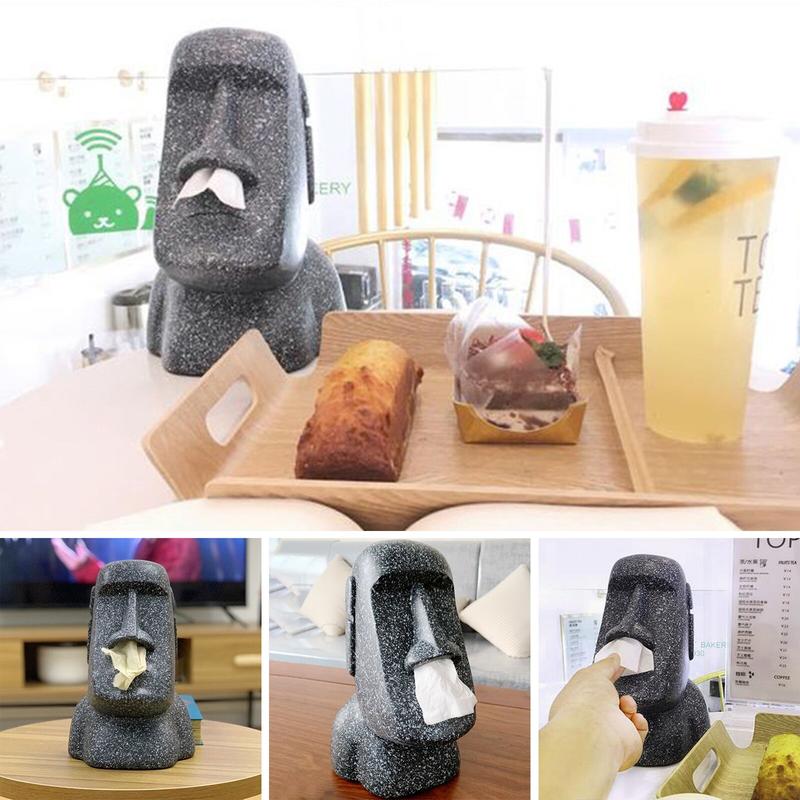 Easter Stone Statue  Colorant Box Moai Nozzle