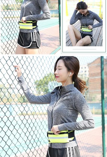 Running Belt Waist Bag Sports Fanny Pack with Water Bottle Holder Phone