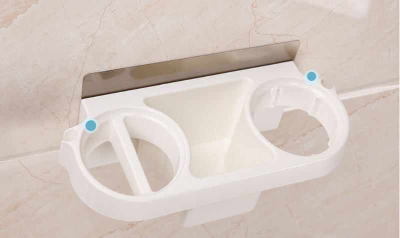 Hands Hairdryer Storage Burling Loop Bathroom Shelf