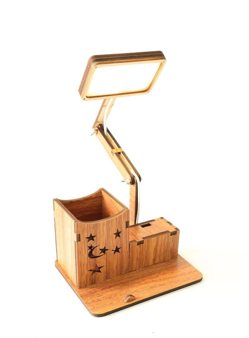 USB LED Table Lamp with Touch Switch Living Room &  Bedroom Work Lamp