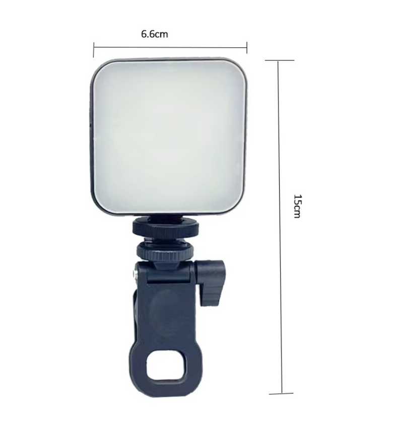 Video Light LED Fill Light Compatible With Phone Laptop Webcam