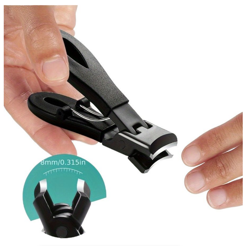 5 Piece Thick Nail Toe Nail Clippers Wide Mouth Opening Nail Clipper Set