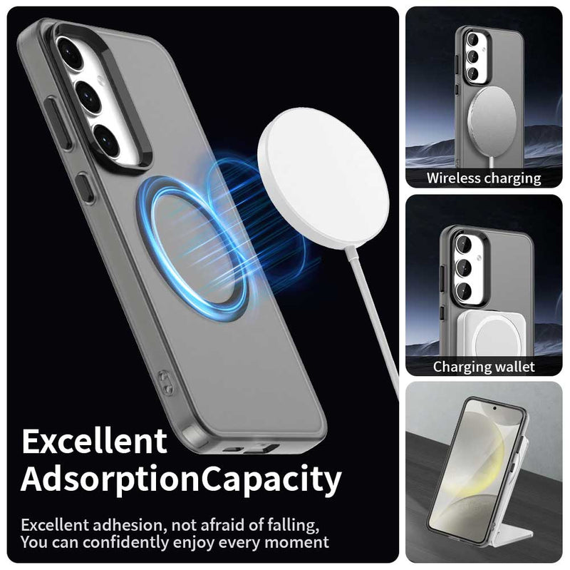 Phone Case for Samsung Galaxy S25, Compatible with Magsafe,Shockproof Magnetic Case Cover