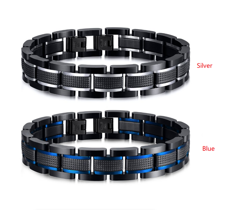 IPSTYLE Bracelets Stainless Steel Watch Band Link Wristband Best Gift