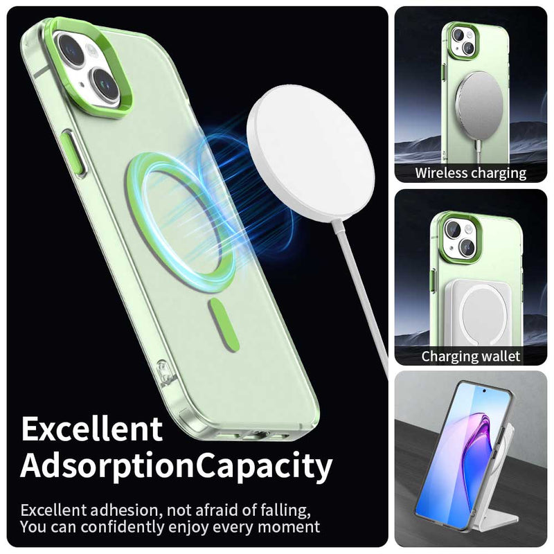 Phone Case for iPhone 14, Compatible with Magsafe, Shockproof Magnetic Case Cover