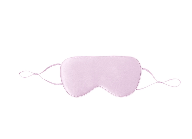 Sleep Mask for Side Sleepers, Soft Silk Eye Mask with Adjustable Strap